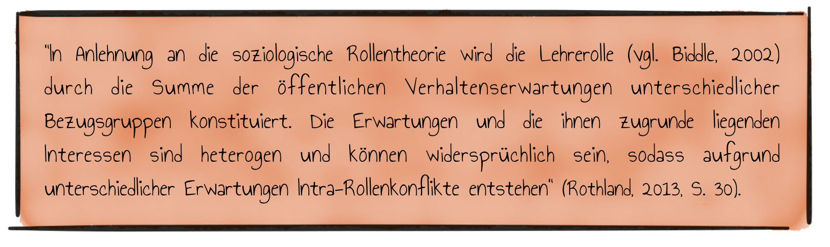 Definition Lehrerrolle